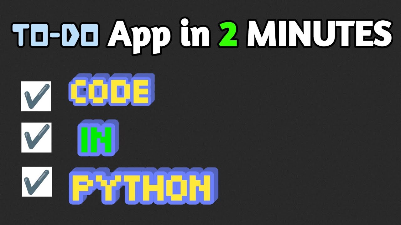 To Do app in only 2 minutes | @Exoo25-dev 