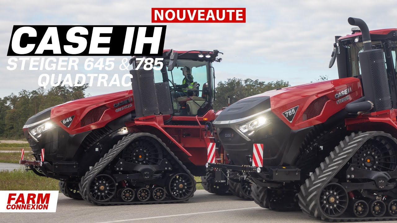 Testdrive des CASE IH Quadtrac 785 & 645 &agrave; 42 km/h