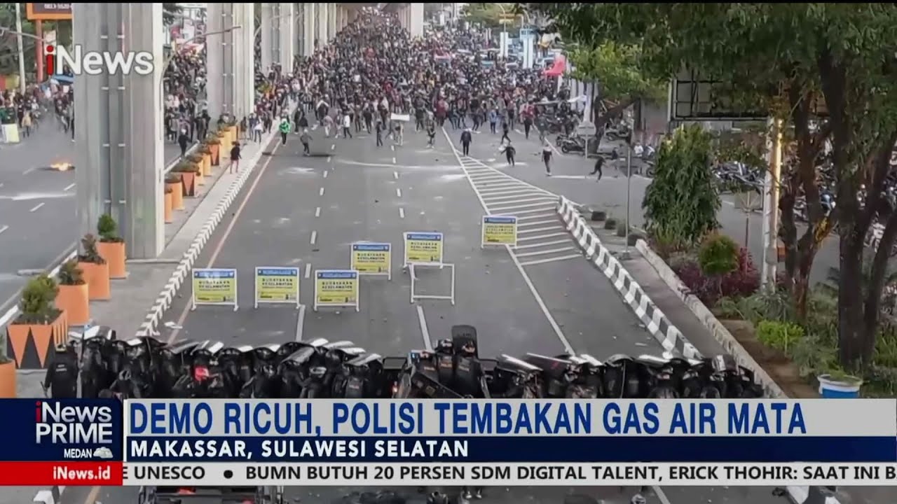 Aksi Unjuk Rasa 11 April di Sejumlah Daerah Berlangsung Ricuh Part 01 #iNewsPrime 11/04