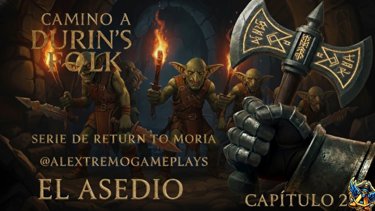 🔥 RETURN TO MORIA | CAMINO A DURIN´S FOLK | CAP 2 | EL ASEDIO Y ... 🔱 #ReturnToMoria #LOTR #Moria