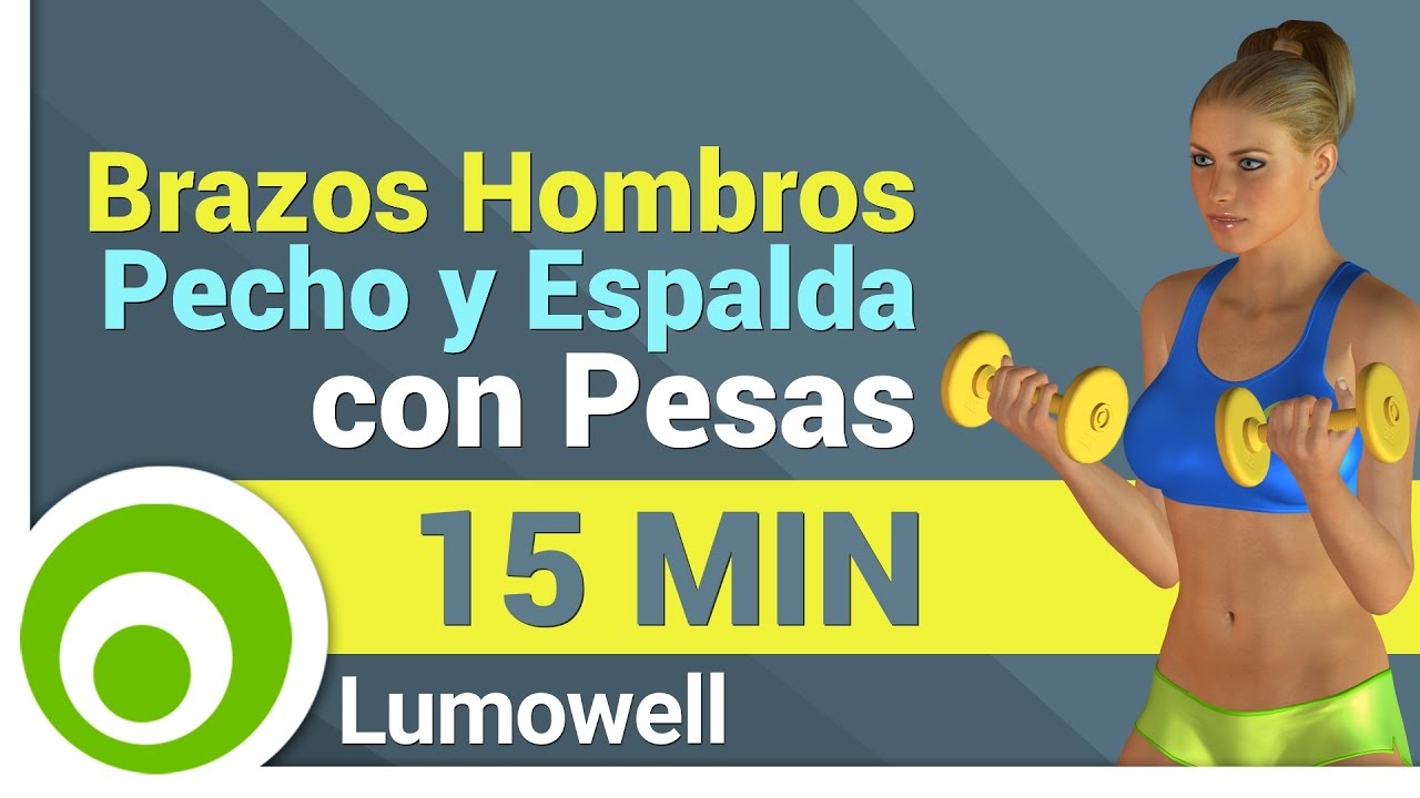 Ejercicios para Brazos, Hombros, Pecho y Espalda con Mancuernas - Tonificar y Definir