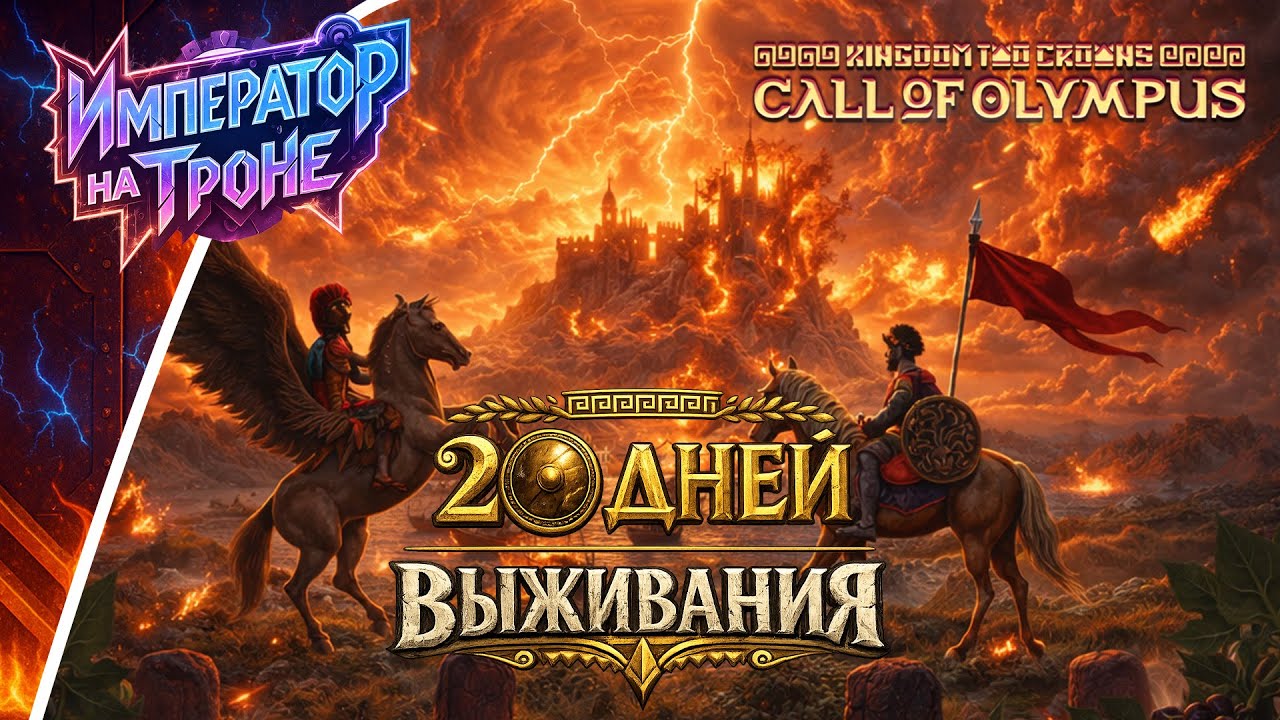 20 ДНЕЙ ВЫЖИВАНИЯ в CALL OF OLYMPUS (DLC Kingdom Two Crowns)