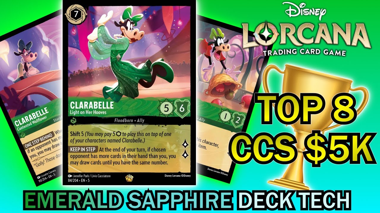 Lorcana $5K Tournament | Top 8 Deck Tech & Match Report @ Charlie’s Collectible Show