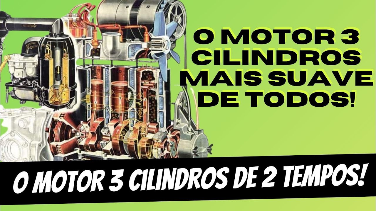 O MOTOR 3 CILINDROS DE 2 TEMPOS!!