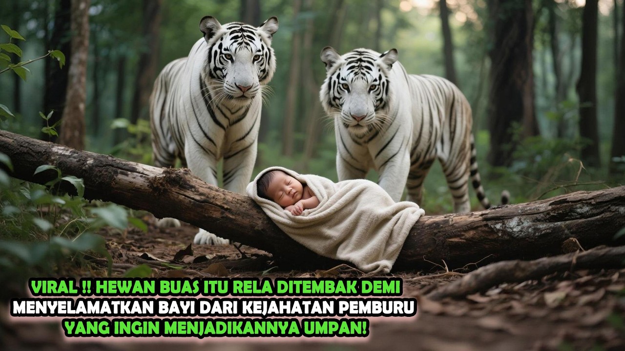 VIRAL !! HARIMAU PUTIH ELAMATKAN B0CAH YATIM YANG DITINGGALKAN AYAHNYA, 10 TAHUN KEMUDIAN SEMUA SYOK