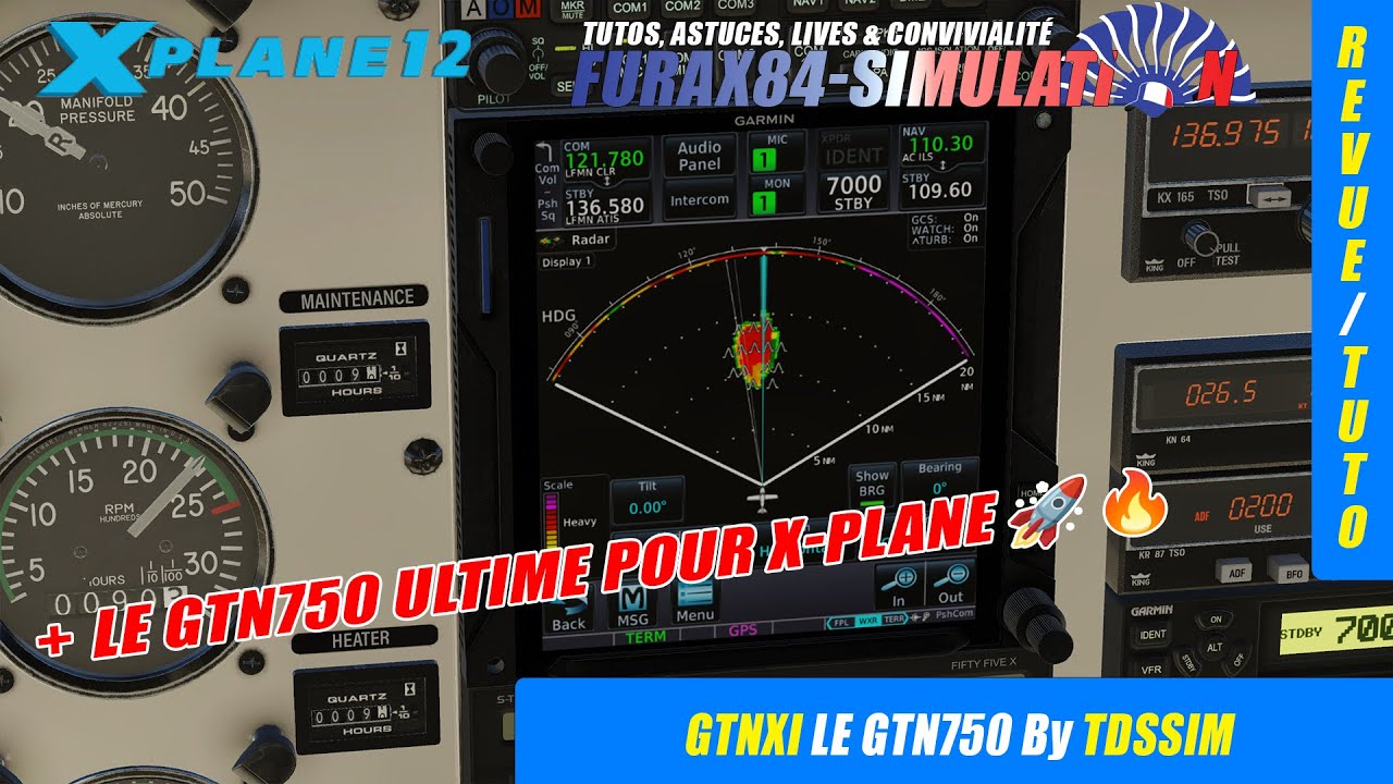 👀 [ X-Plane 11 & 12 ] GTNXI le GTN750 By TDS SIM