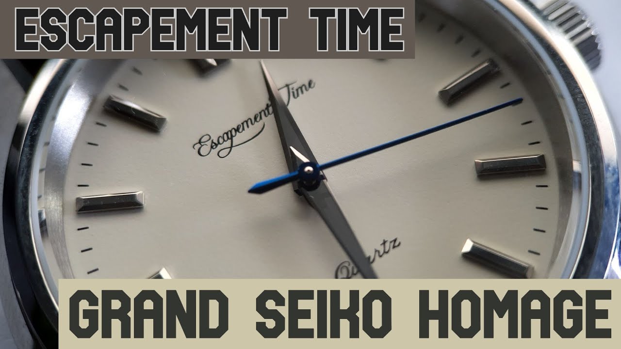 The STUNNING $80 Escapement Time Grand Seiko Homage