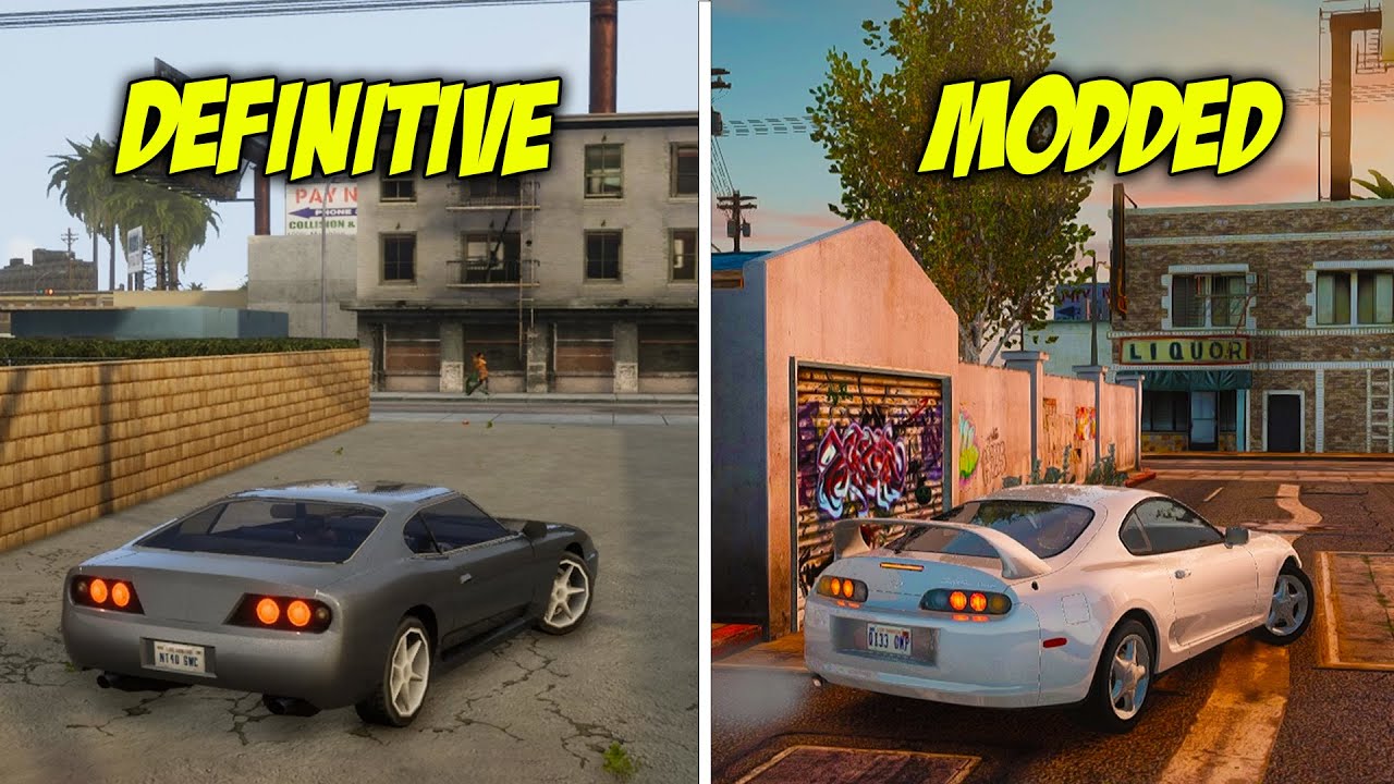 Modded GTA San Andreas Looks BETTER Than Definitive Edition!