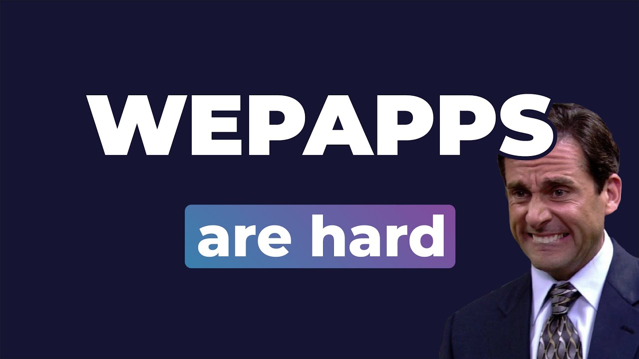 Why are web apps so hard?