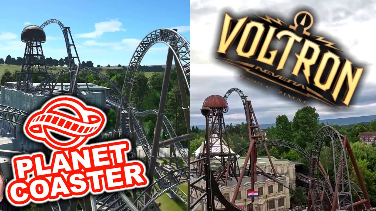 Voltron Recreation - EUROPA PARK | Vergleich - Planet Coaster