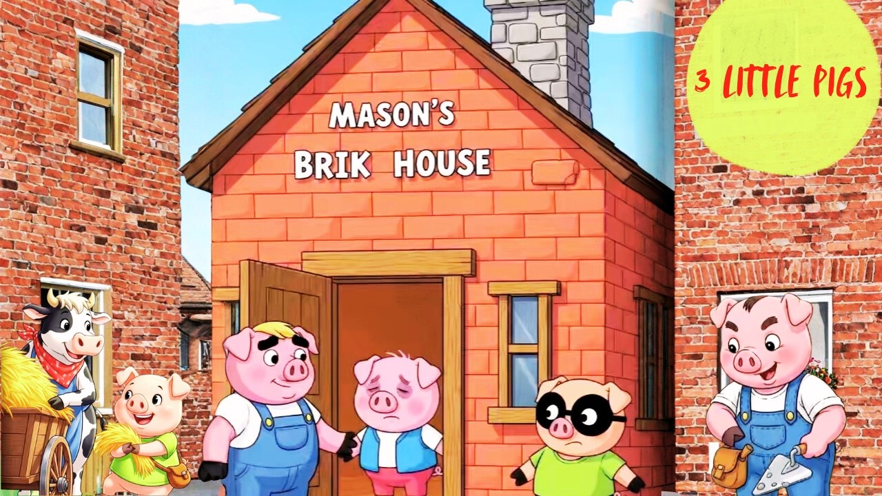 Three Little Pigs | Moral/Mystery/Short stories for Kids | Bedtime  Children Stories