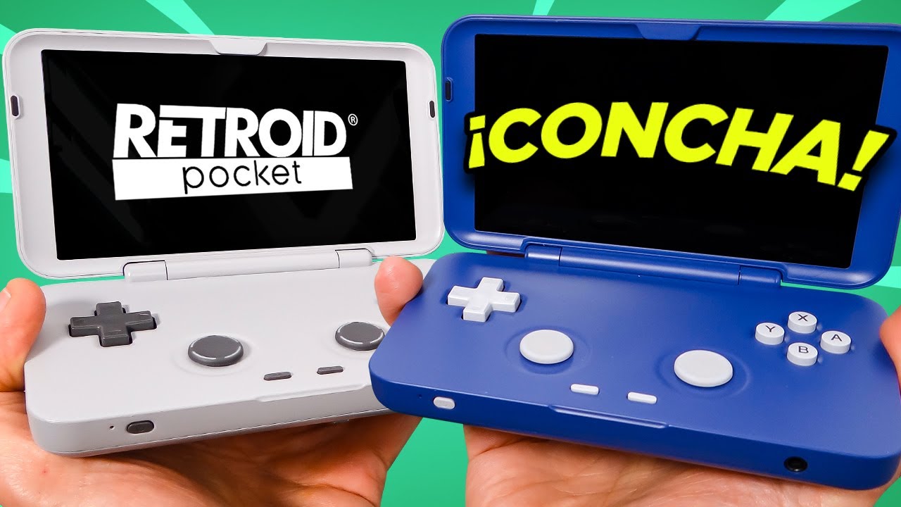 RETROID POCKET FLIP una consola portátil formato CONCHA - Análisis en español