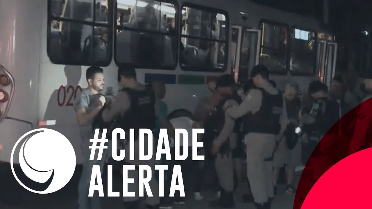 PM realiza operação para reprimir assaltos à coletivos, na capital