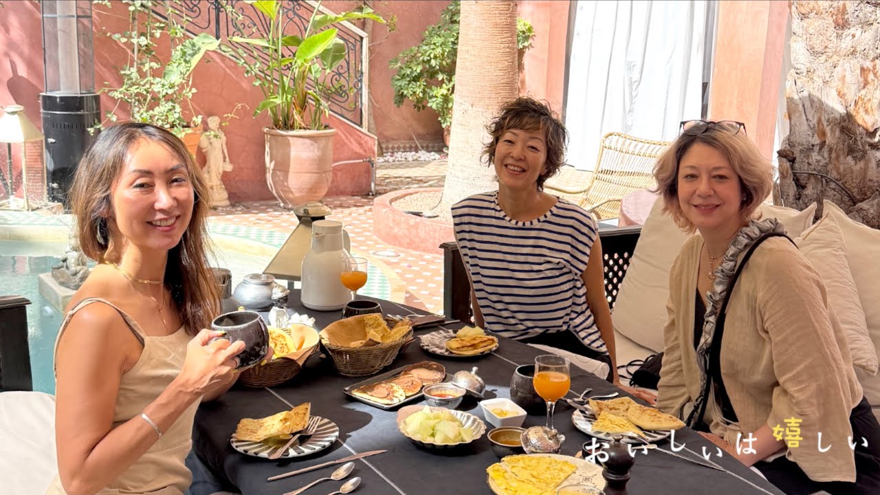 50代女子YouTuberがモロッコに集結し旅する出会い編。マラケシュ