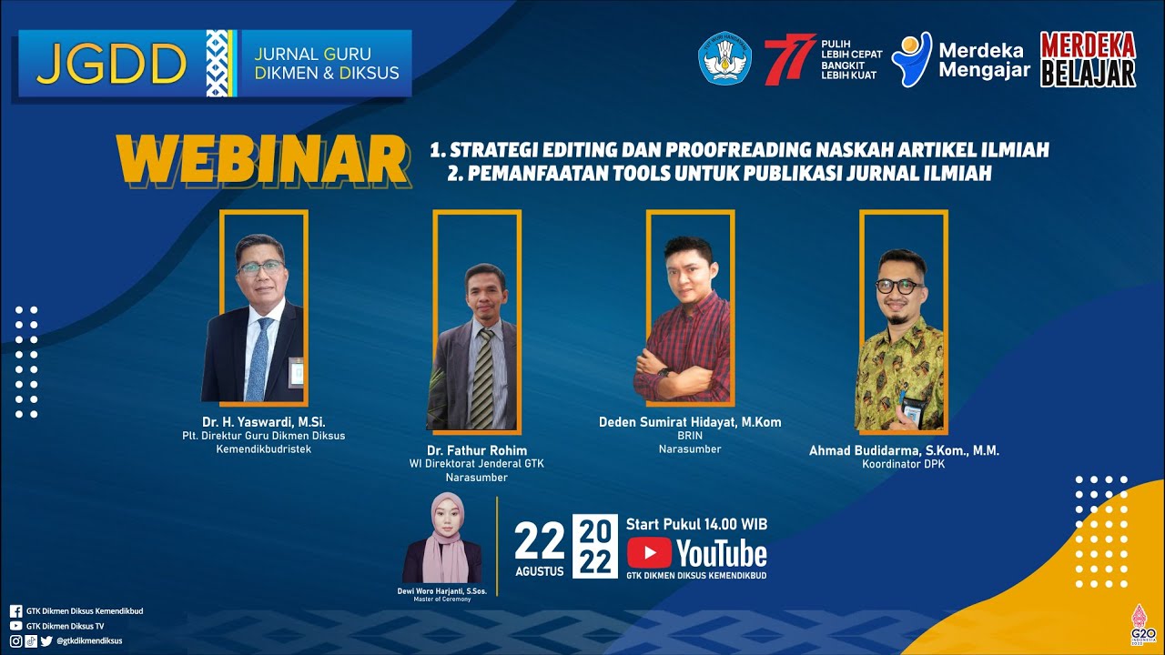 Webinar Publikasi Ilmiah