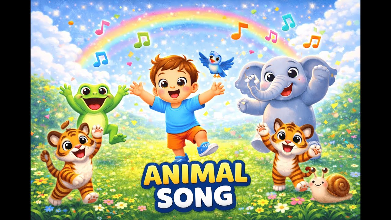 The Animal Dance 🐯 I Nursery Rhymes & Action Songs I Little Learners' Tales