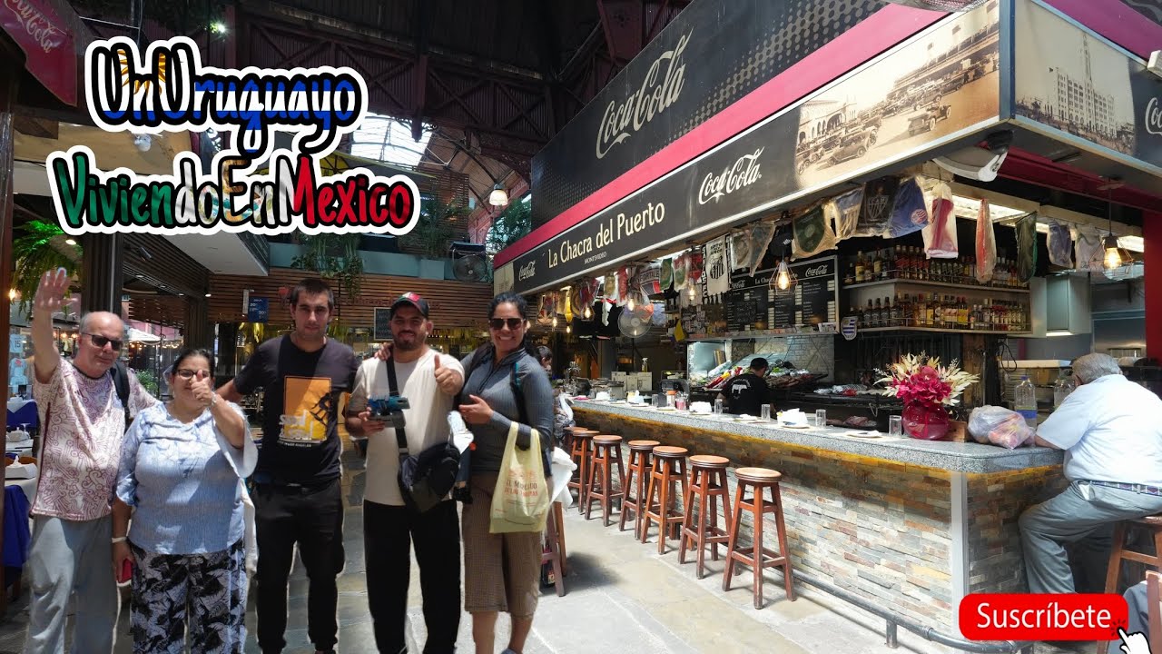 Lleve por primera vez a mis papás al FAMOSO MERCADO DEL PUERTO  a comer un rico asado uruguayo