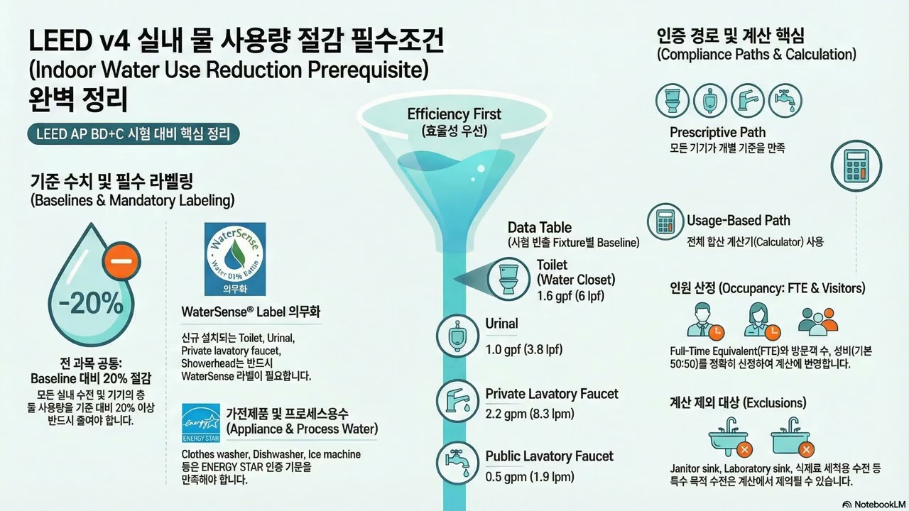 [LEEDv4] AP BD+C Water Efficiency Indoor Water Use Reduction