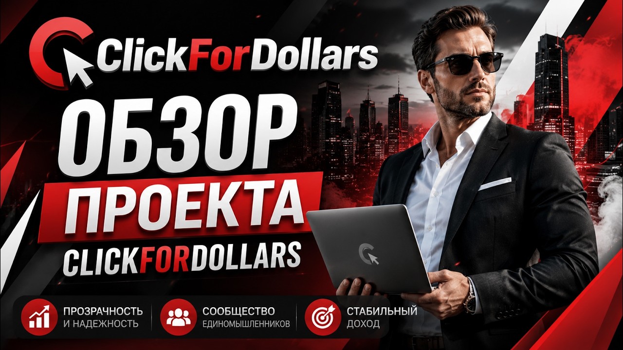 ClickForDollars. Обзор проекта - Аналог 12DollarsPerClick