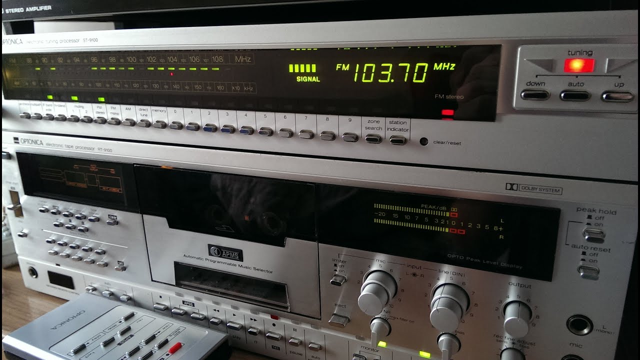 SHARP OPTONICA ST-9100 - 1980/81' FM/AM tuner teardown / inside