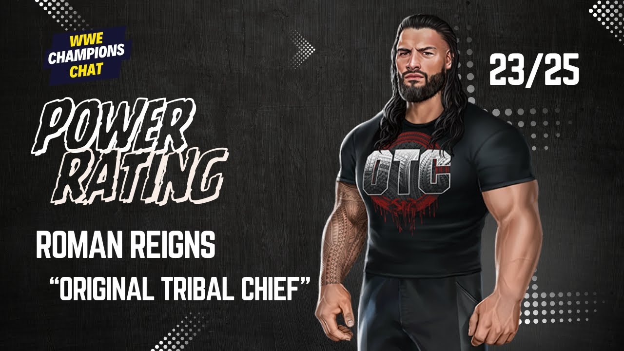 Рейтинг силы: битва вождей племени | Roman Reigns | Часть 1