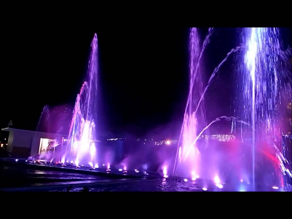 【噴水ショー】日光きぬ川ホテル三日月　音楽噴水ショー「Dancing　Watater」 （栃木県）