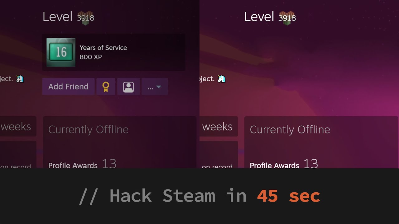 Как Срыть Значок в Профиле Steam
