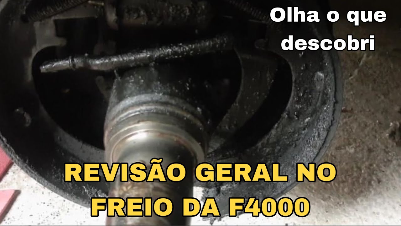 FAZENDO A REVISÃO COMPLETA NO FREIO DA F4000