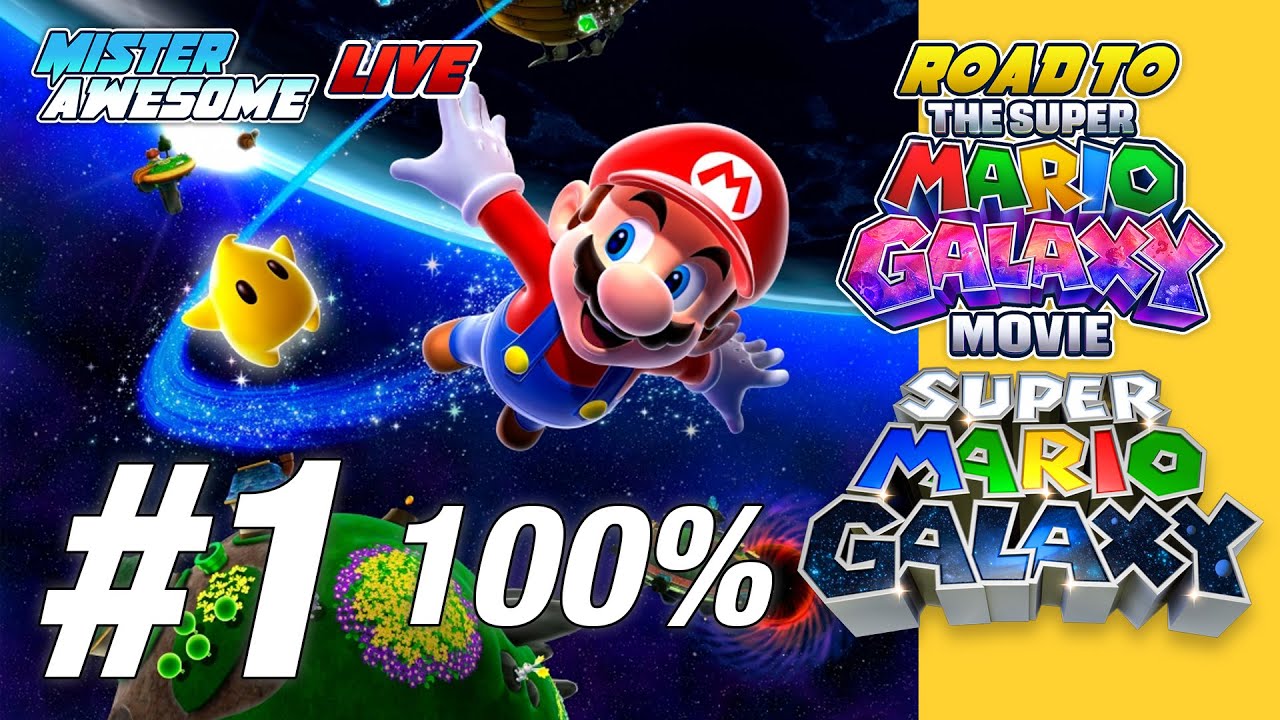 THE MARIO GALAXY MOVIE TRAILER WAS HYPE!!!! - 100%ing SMG1 - ROAD TO THE SUPER MARIO GALAXY MOVIE!!!