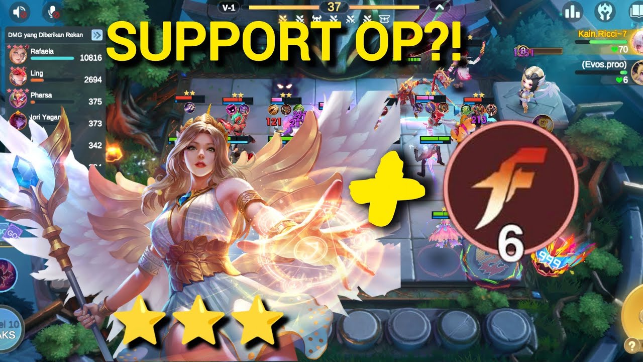 Rafaela ⭐⭐⭐ + Kristal KOF 😱 Support Paling NYEBELIN di Magic Chess! #magicchessgogo #mcgg 