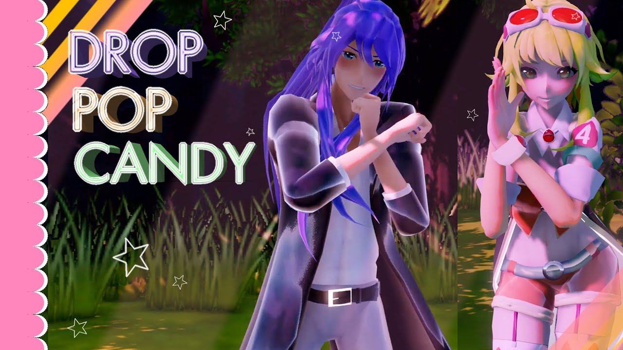 【MMD】 DROP POP CANDY 【GUMI・Gakupo】
