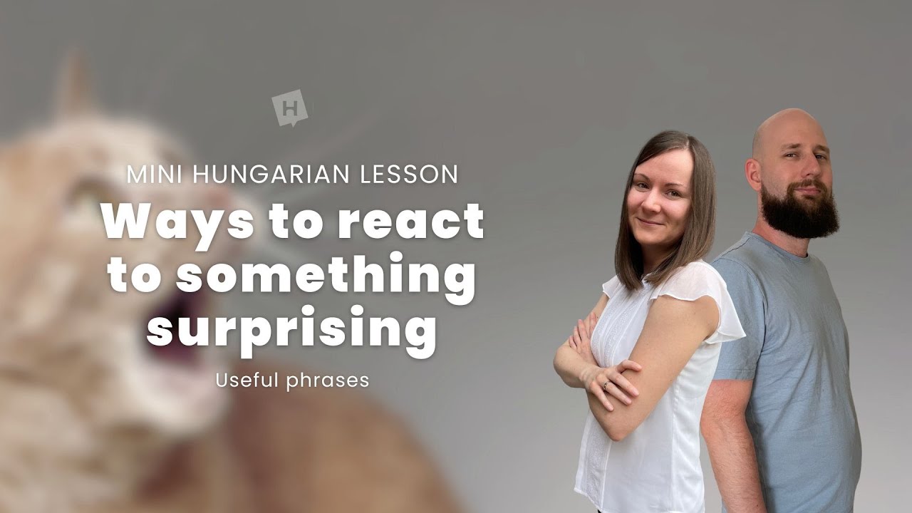 Mini Hungarian Lesson | Ways to react to something surprising