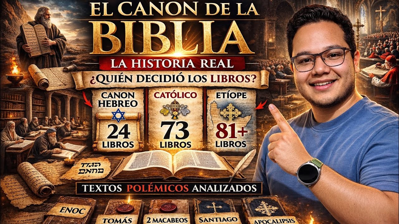 ¿Quién Decidió los Libros de la Biblia? | El Verdadero Origen del Canon (66 vs 73 vs 81)