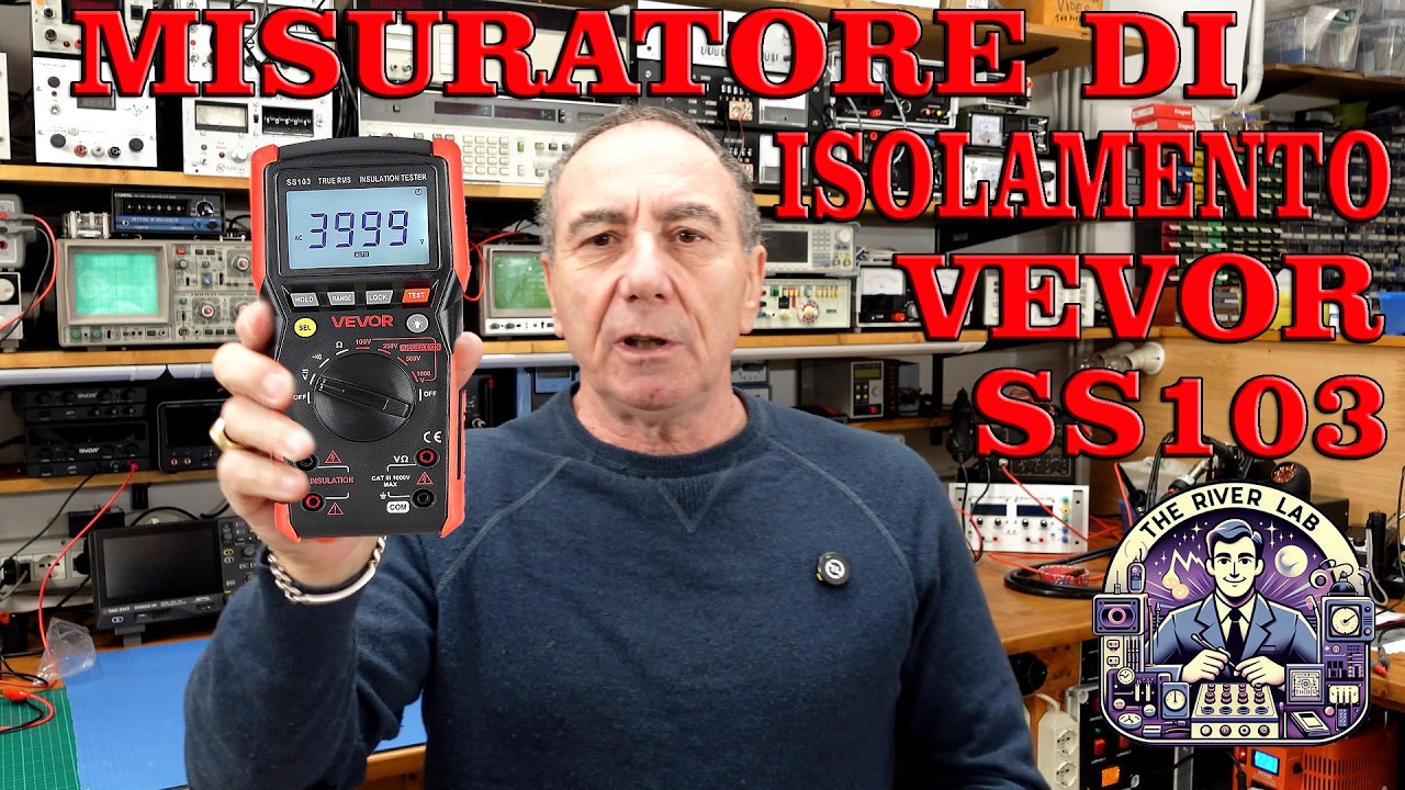 METTO ALLA PROVA MISURATORE DI ISOLAMENTO VEVOR SS103 #elettronica #diy