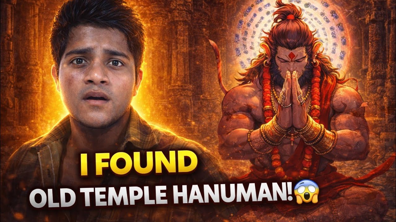 I found Old Temple Hanuman 😱