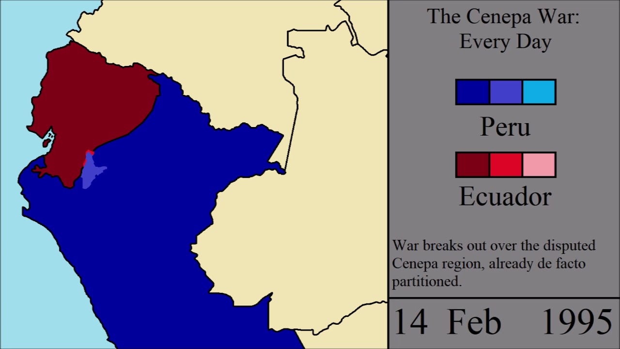 The Paquisha and Cenepa Wars: Every Day