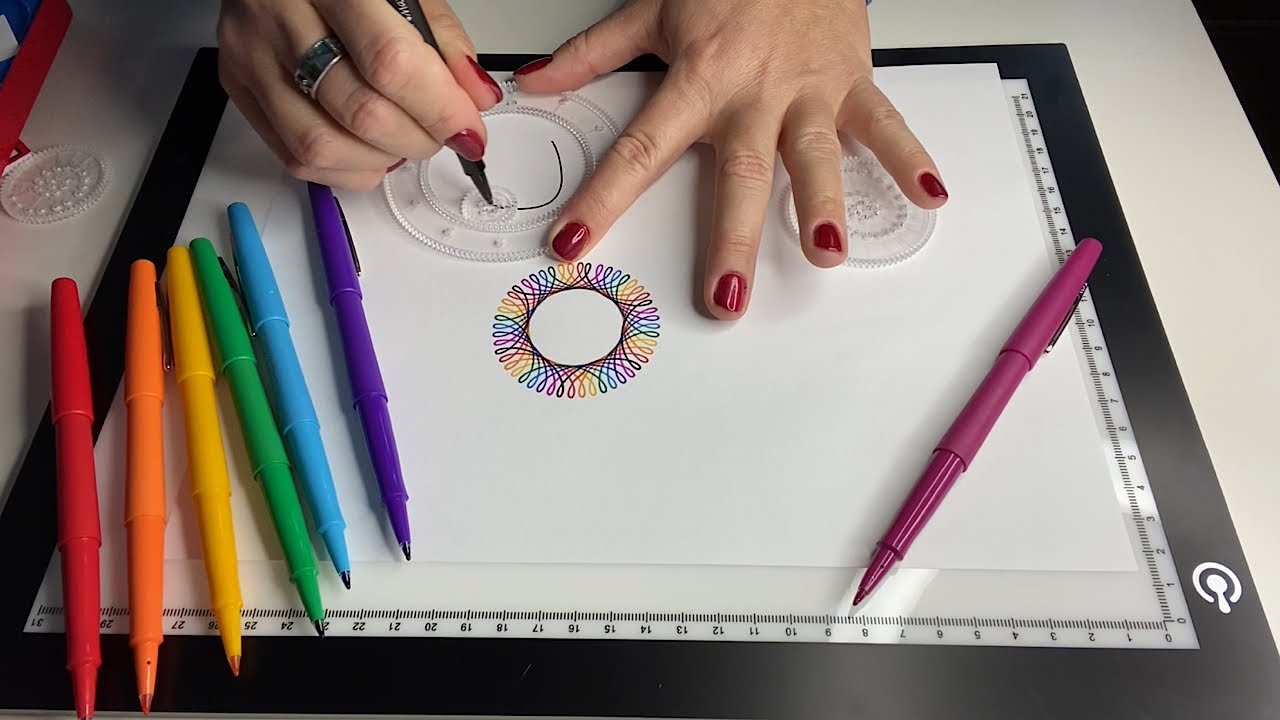 ✍🏼 Spirograph Tracing & Drawing ASMR (Soft-Spoken)