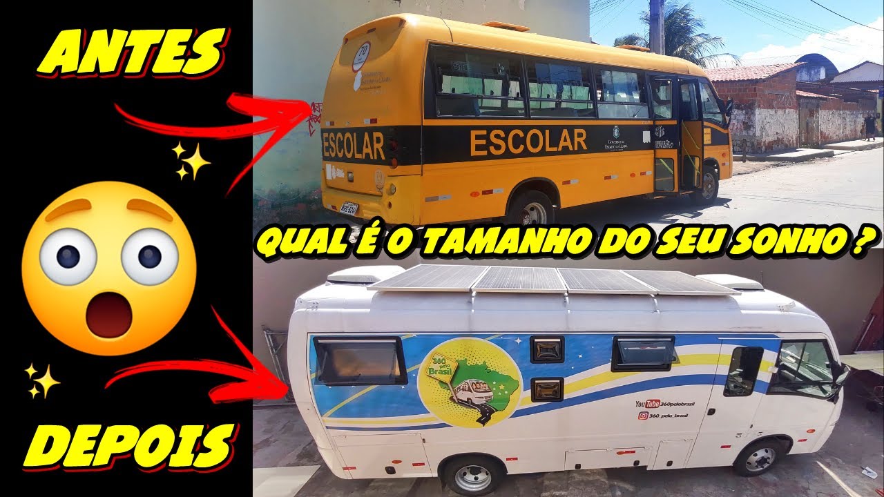 VEJA EM 15 MINUTOS O MOTORHOME ARTESANAL MAIS BONITO DO BRASIL FEITO EM UM MICROONIBUS  !!! 🎬