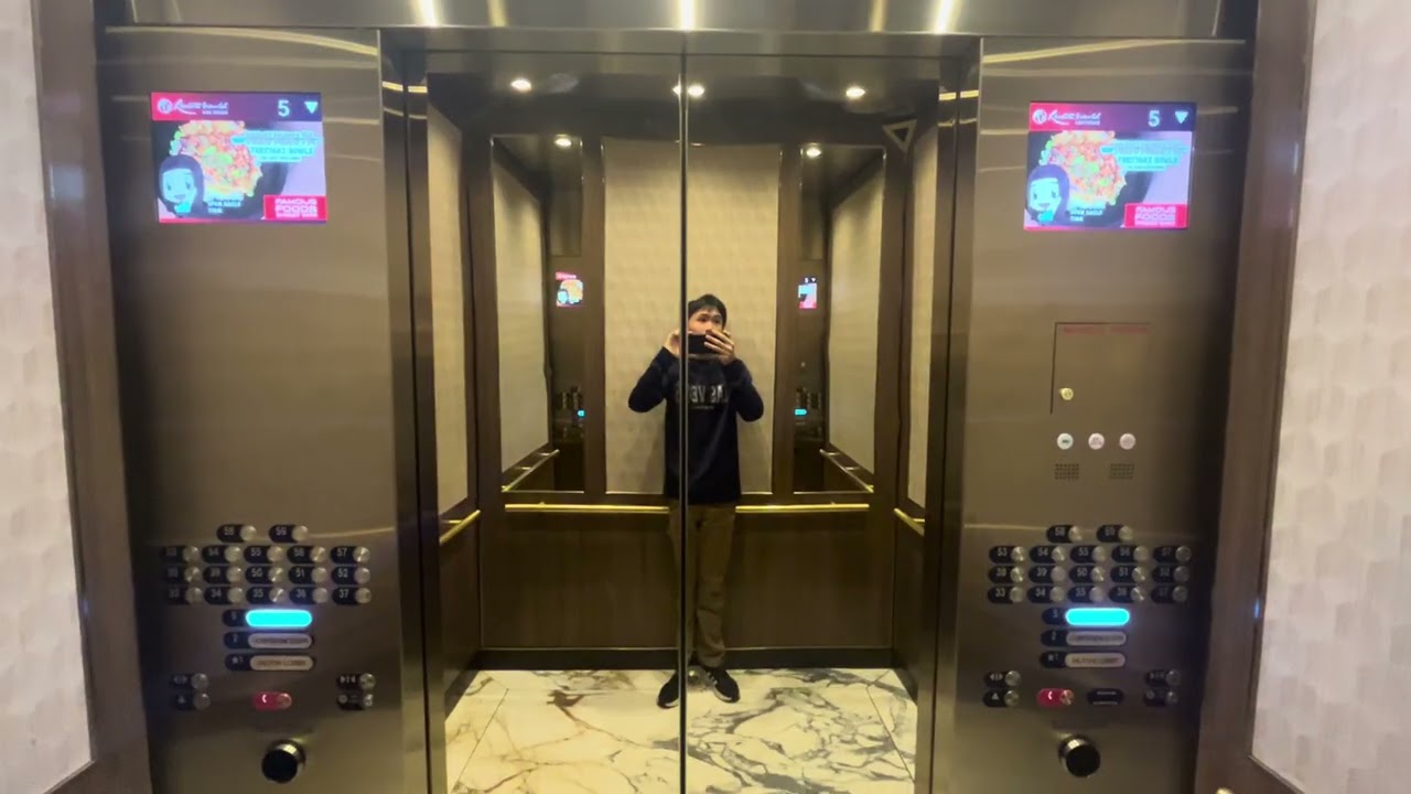 Otis Series 4 Traction High-Rise Elevators @ Hilton Resorts World Las Vegas, NV