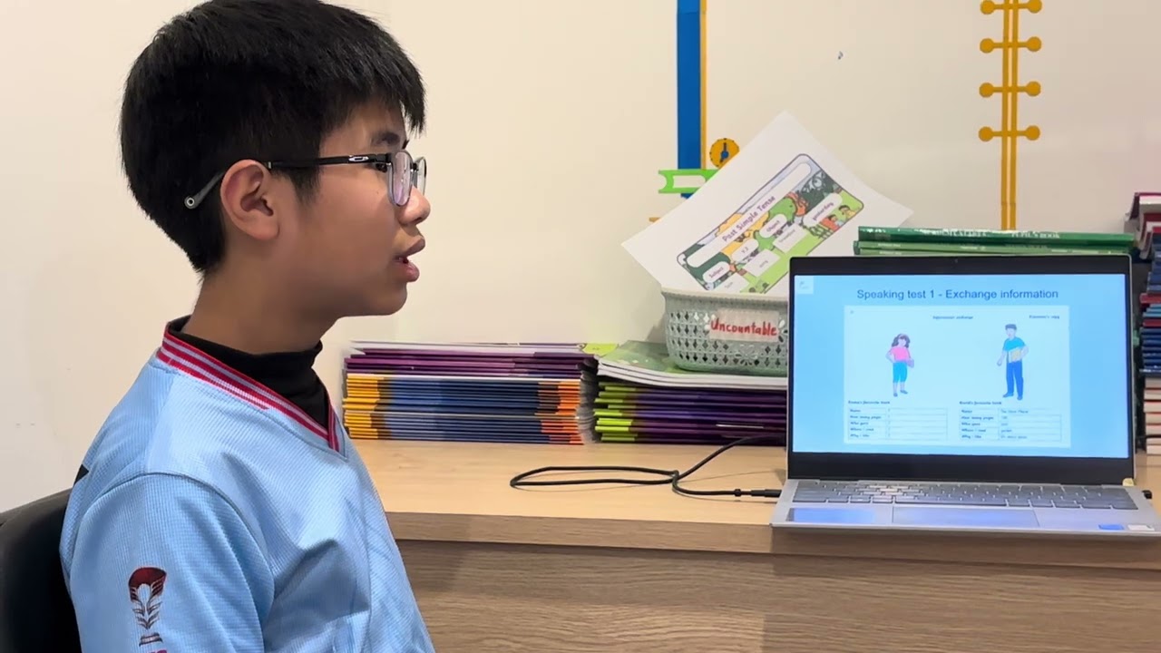 Quang Huy Flyers speaking test