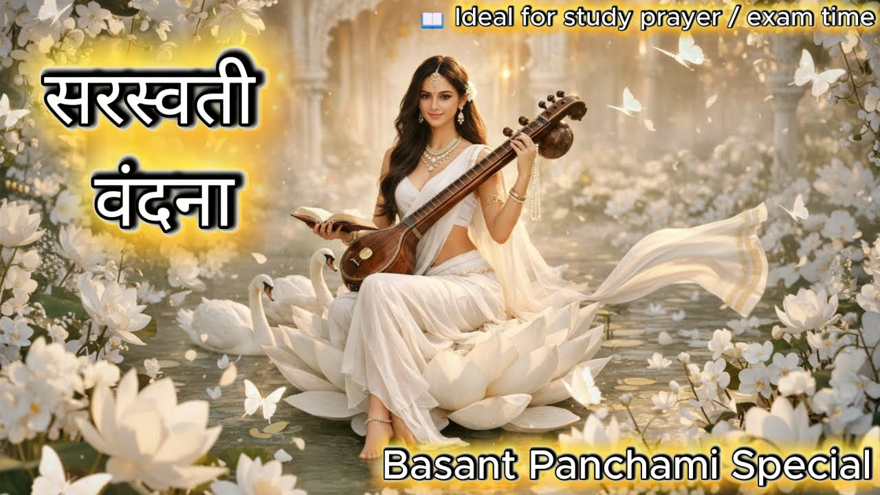 सरस्वती वंदना | Basant Panchami Special | Saraswati Vandana | Study & Wisdom Prayer