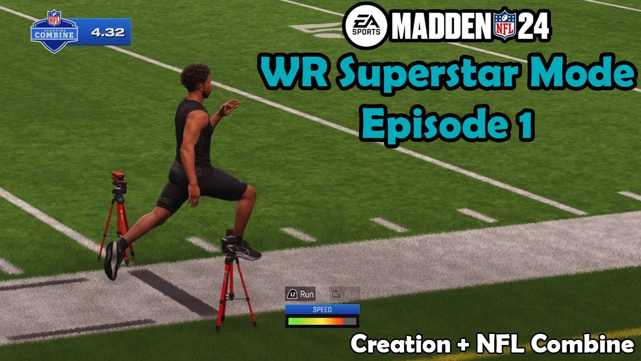 The Creation of Tony Foster! Showing Out at the NFL Combine | Madden 24 WR Superstar Mode Ep1