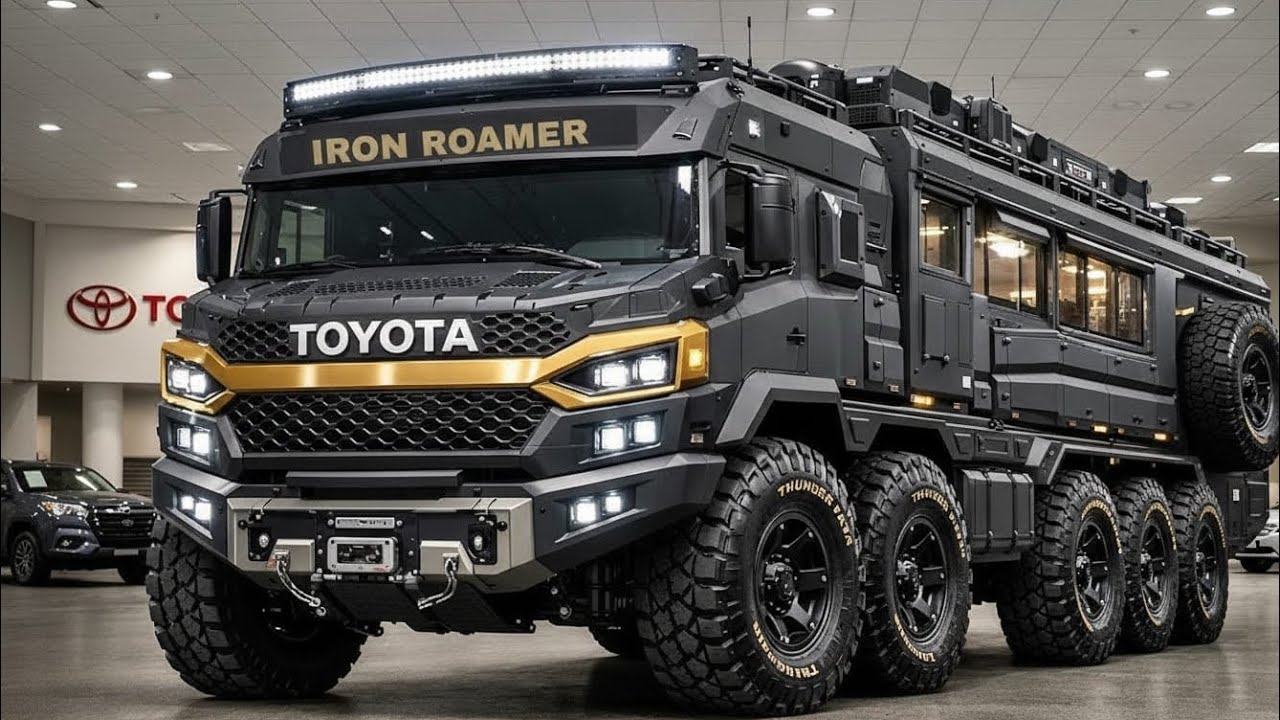 Грузовик Toyota Iron Roamer 10x10 2026 года — инженерная устойчивость вне дорожных условий.