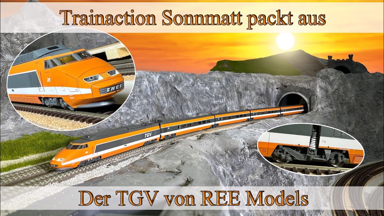 Ein Renner auf Schienen - Ein Topmodell in H0 - Der TGV PSE von REE Models mit Art.Nr. TGV-001S