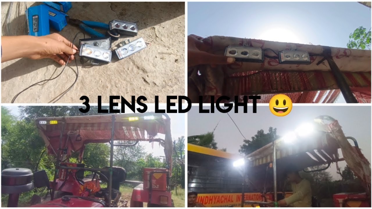💫3 lens led light fitting ✨