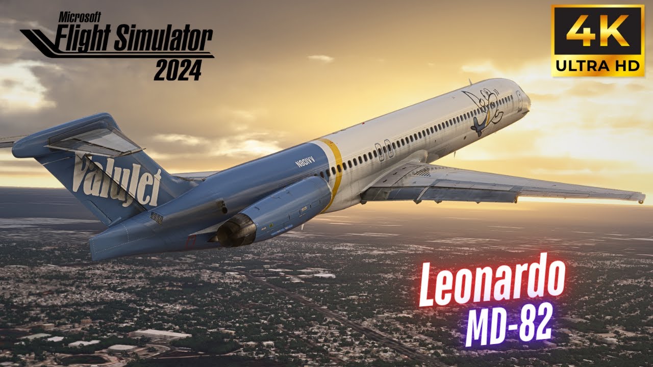 MD-82 Full Flight | New Sounds [MSFS 2024] MAX REALISM