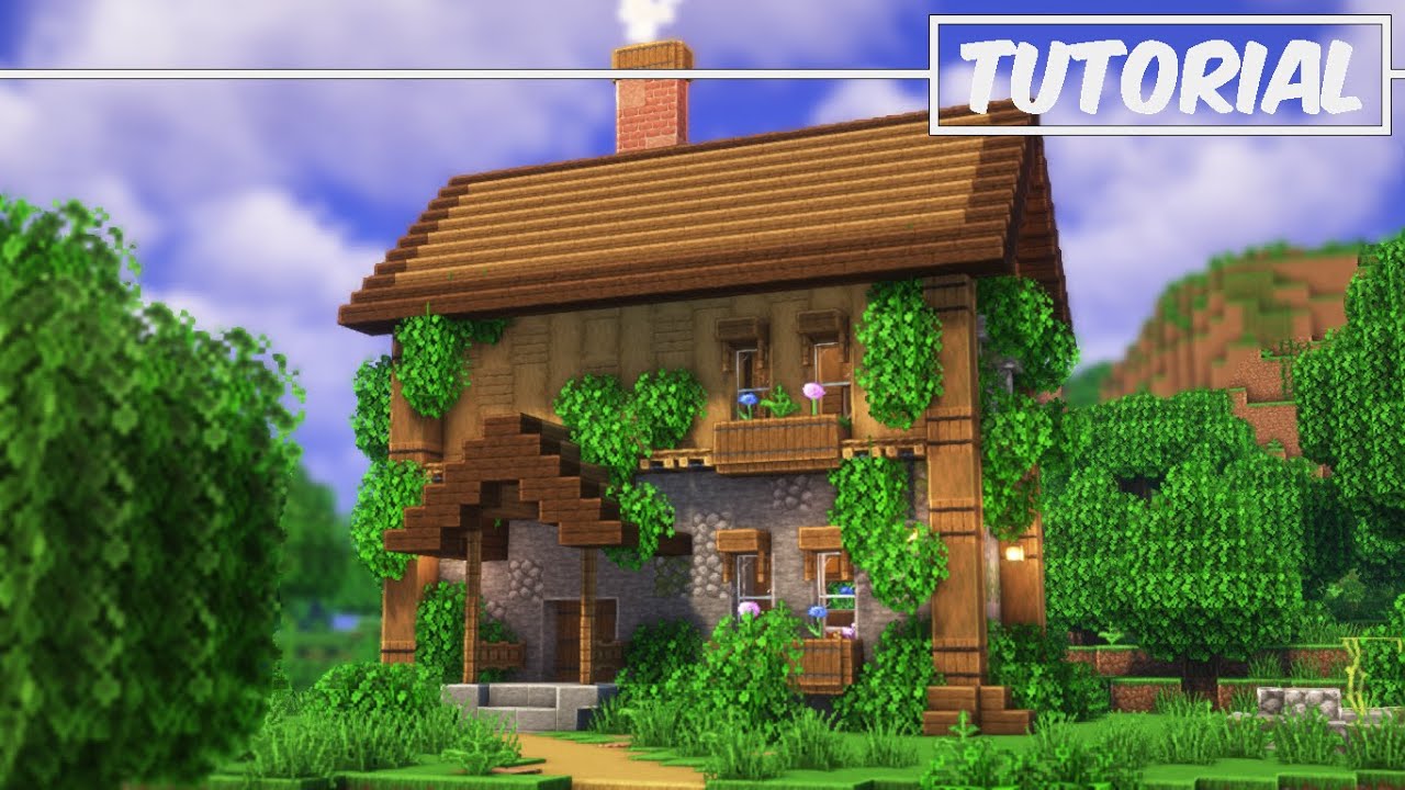 Minecraft | Как построить Простой Стартовый Дом