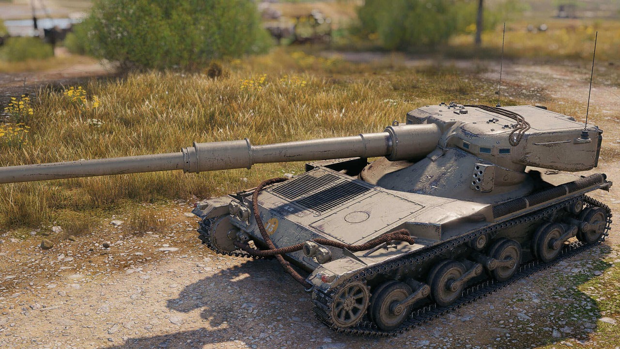 Manticore - Prohorovka, scout in the bushes (разведчик в кустах). WoT.