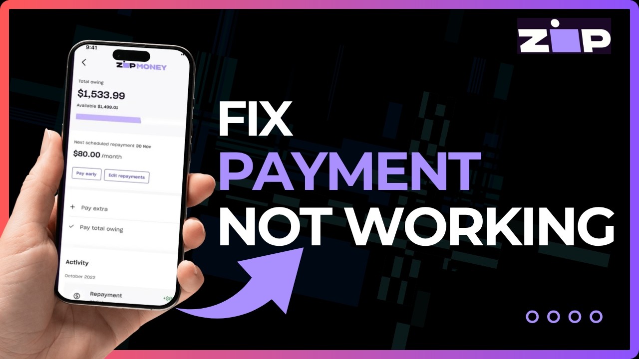 How to Fix Zip Pay Payment Not Working !