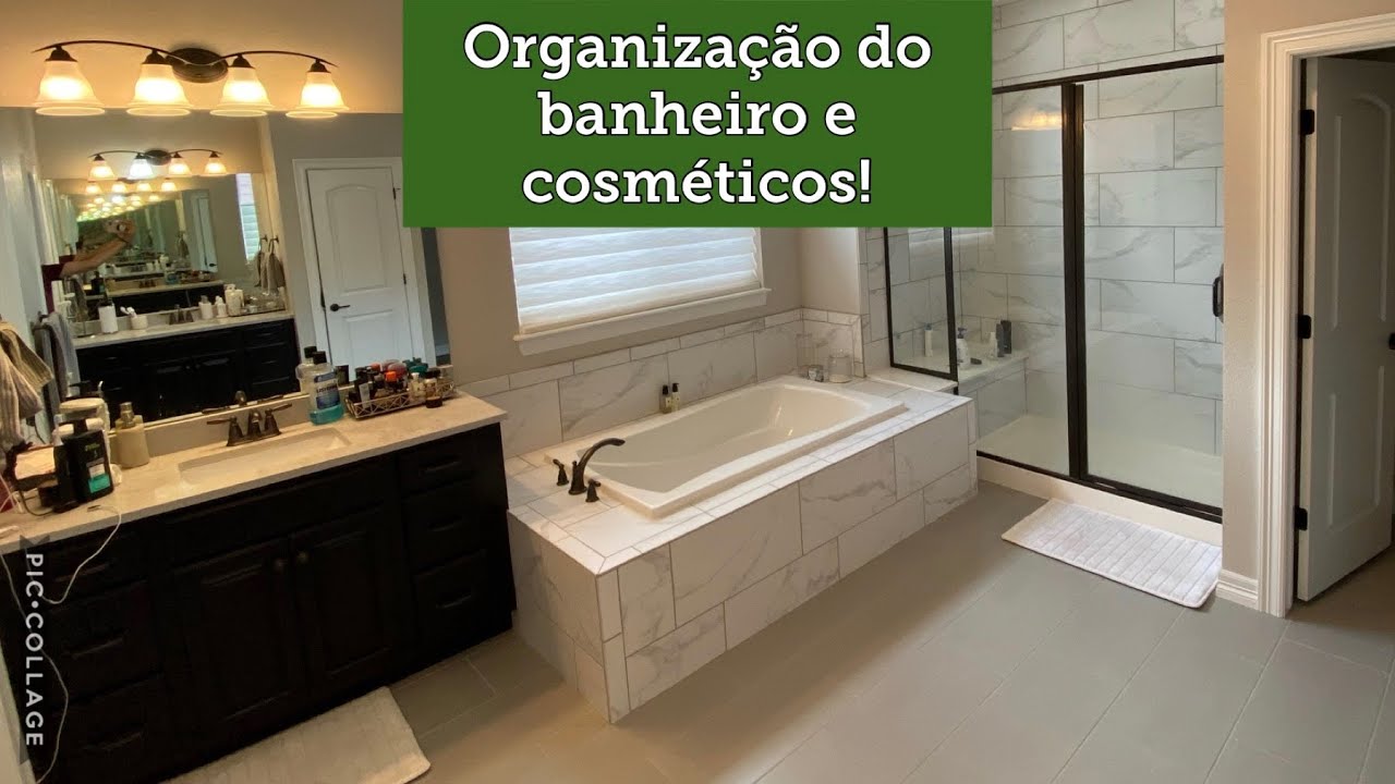 Organização e tour pelo banheiro e cosméticos